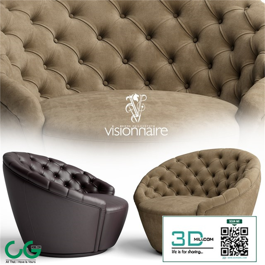 Armchair Agon Visionnaire
